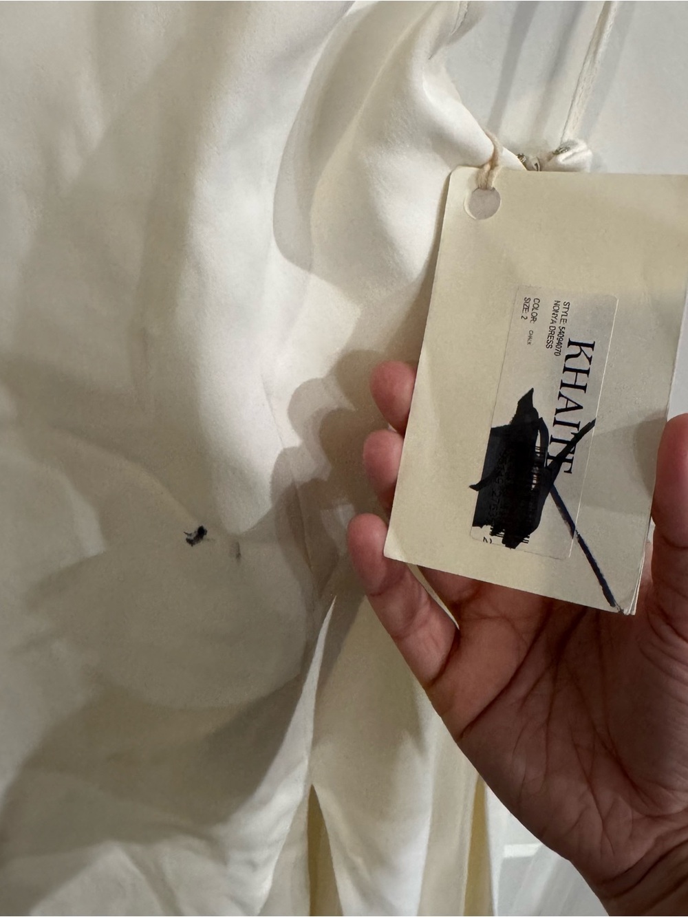 KHAITE Nonya Open Back Maxi Dress in White - Picture 7 of 12
